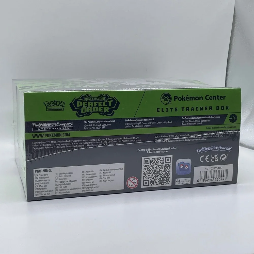 Pokemon Center Mega Evolution Perfect Order Elite‎ Trainer Box ETB NEW SEALED